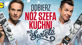 W Lidlu…kroi się niezła akcja promocyjna na Święta Styl życia, LIFESTYLE - 1 grudnia br. w sklepach sieci Lidl startuje akcja promocyjna, w której w zamian za zakupy będzie można otrzymać jeden z dwóch profesjonalnych noży szefa kuchni, które firmują Pascal Brodnicki i Karol Okrasa.