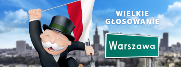 Globalne głosowanie Monopoly z OS3 Styl życia, LIFESTYLE - OS3 wspiera akcję „Głosowanie na Warszawę na światowej planszy Monopoly” w globalnym projekcie Hasbro. Działania potrwają do połowy marca br.