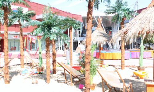 Plażowanie w Porcie Łódź