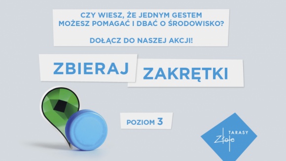 Wkręć się w pomaganie razem ze Złotymi Tarasami! Styl życia, LIFESTYLE - Myślisz, że zbiórka plastikowych nakrętek nikomu nie może pomóc? Teraz możesz pomagać niepełnosprawnym dzieciom razem ze Złotymi Tarasami! Wystarczy oddać nakrętki od soków, napojów, butelek, by zdziałać naprawdę wiele i odmienić czyjeś życie.