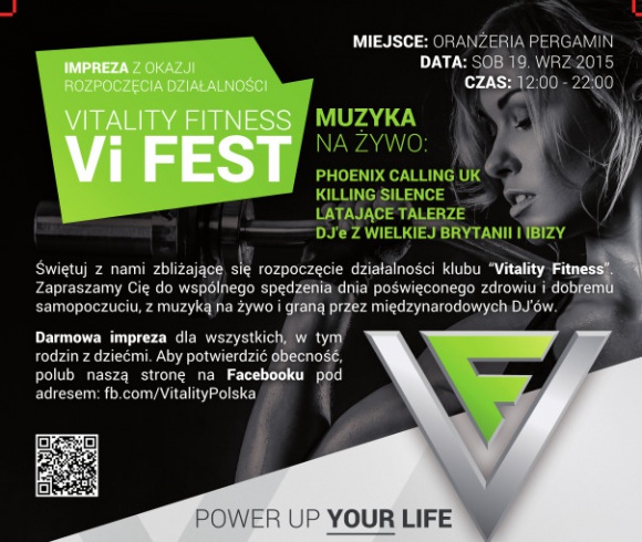 Vitality Fitness zaprasza na “Vi-Fest Summer Festival”