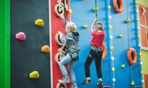 W centrum można się już wspinać