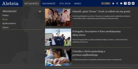 Aleteia.pl - nowoczesny, międzynarodowy portal ewangelizacyjny Styl życia, LIFESTYLE - Alateia.pl – znajdź natchnienie, by żyć bardziej