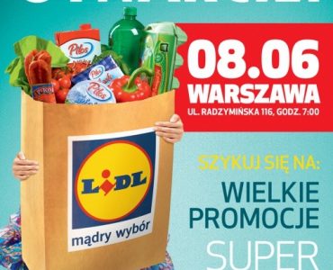 OTWARCIE NOWEGO SKLEPU LIDL W WARSZAWIE