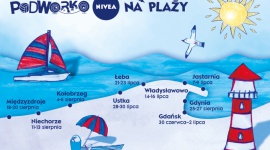 Zdrowe i aktywne opalanie z Podwórkiem NIVEA na plaży Styl życia, LIFESTYLE - Podwórko NIVEA na plaży! Po raz kolejny akcja zagości w najpopularniejszych nadmorskich miejscowościach, takich jak Gdańsk, Gdynia, Jastarnia, Władysławowo, Łeba, Ustka, Kołobrzeg, Niechorze i Międzyzdroje.