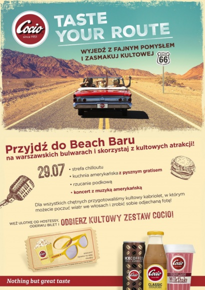 Rusz tropem amerykańskiej popkultury Styl życia, LIFESTYLE - Już w najbliższą sobotę 29 lipca br. w Beach Barze na warszawskich bulwarach będzie można rozsmakować się w amerykańskiej kuchni, muzyce, kultowych amerykańskich grach i zabawach.