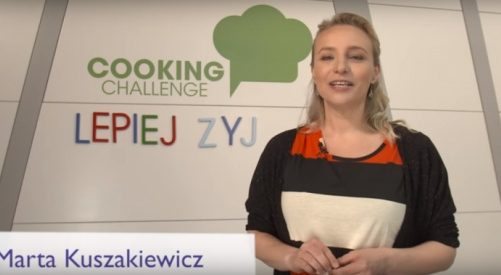 Marta Kuszakiewicz opowiada w Cooking Challenge jak lepiej żyć!