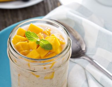 Deser ryżowy z mango