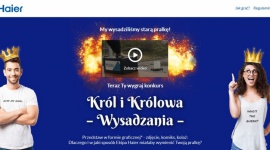 Zostań królem lub królową wysadzania w konkursie marki Haier Styl życia, LIFESTYLE - Firma Haier, największy producent AGD na świecie, lubi zaskakiwać fanów swojej marki nieszablonowymi akcjami promocyjnymi.