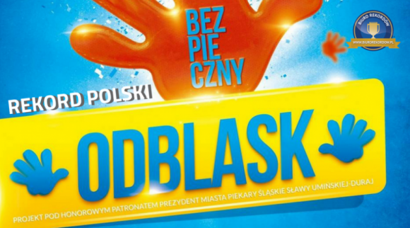 W ramach finału Akcji Bezpieczny Odblask będą bić Rekord Polski Styl życia, LIFESTYLE - Przed mieszkańcami Piekar Śląskich wyjątkowa szansa na pobicie Rekordu Polski na najdłuższy łańcuch z osób z elementami odblaskowymi. Bicie rekordu ma na celu zwiększanie bezpieczeństwa pieszych poruszających się po drogach.