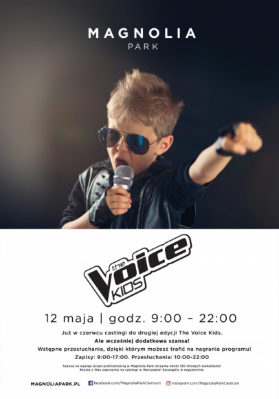 Droga do „The Voice Kids!” zaczyna się w Magnolia Park