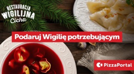 Restauracja Wigilijna „Cicha” na PizzaPortal.pl – dobre uczynki mierzone posiłka Styl życia, LIFESTYLE - Stowarzyszenie mali bracia Ubogich stara się, aby atmosferę Świąt poczuł także każdy, z jej samotnych podopiecznych. W tym roku wraz z PizzaPortal.pl Stowarzyszenie stworzyło wyjątkowy projekt, dzięki któremu pomaganie staje się tak łatwe, jak zamawianie jedzenia.
