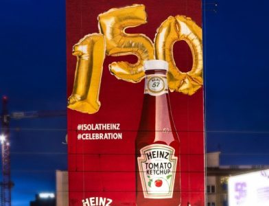 IKONA OZDOBIŁA MURY POLSKICH MIAST, CZYLI JAK HEINZ ŚWIĘTUJE SWOJE 150. URODZINY