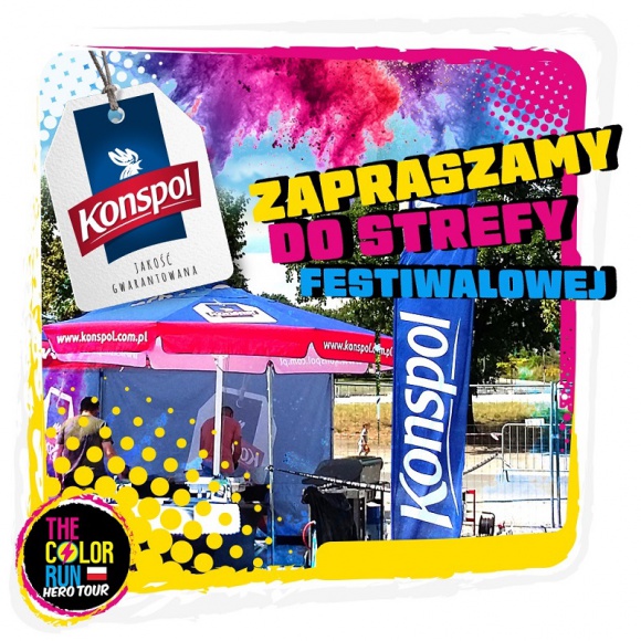 Konspol po raz kolejny partnerem festiwalu The Color Run w Warszawie Styl życia, LIFESTYLE - Color Run 2019