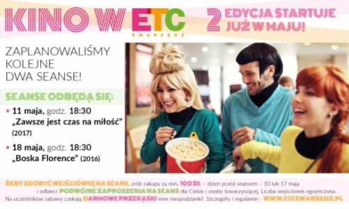 Kino zawita do ETC Swarzędz już po raz drugi