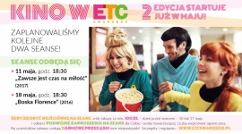 Kino zawita do ETC Swarzędz już po raz drugi Styl życia, LIFESTYLE - Największe przeboje światowego kina zawitają do ETC Swarzędz po raz kolejny. Już w najbliższą i kolejną sobotę wieczorem, klienci ETC będą mogli wygodnie rozsiąść się z popcornem w ręku i obejrzeć dwa kultowe filmy – „Zawsze jest czas na miłość” i „Boska Florence”.