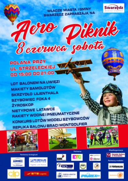 ETC Swarzędz na Aeropikniku Styl życia, LIFESTYLE - Spędź weekend inaczej niż zwykle! W najbliższą sobotę na polanie przy ul. Strzeleckiej odbędzie się wyjątkowe wydarzenie – Aeropiknik, czyli rodzinny piknik o tematyce lotniczej. Na uczestników czekać będzie moc atrakcji i ogrom wiedzy. Nie można tego przegapić!