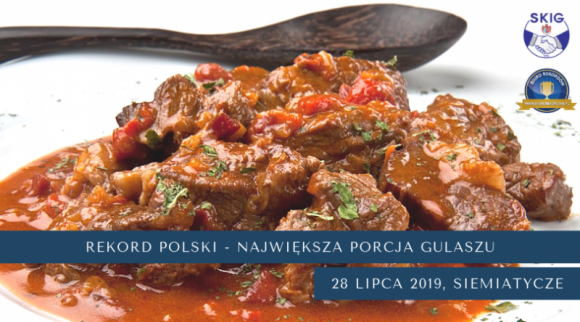 Na Podlasiu będą przygotowywać rekordową porcję gulaszu myśliwskiego Styl życia, LIFESTYLE - Bicie rekordu odbędzie się w Amfiteatrze Siemiatyckim.