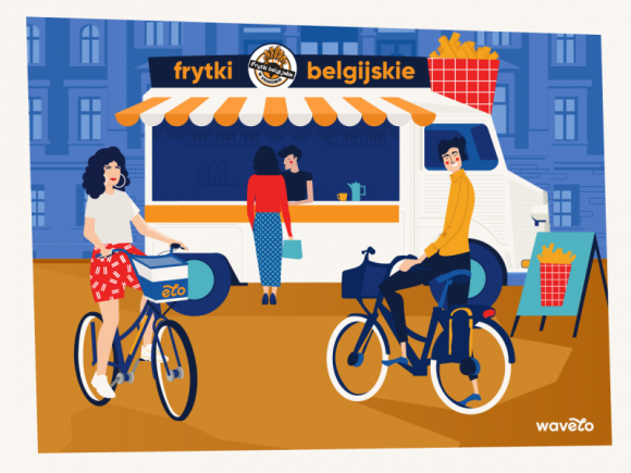 W Krakowie jeździ się na Wavelo i chodzi się na frytki Styl życia, LIFESTYLE - W sobotę, 13 lipca na wszystkich Wavelowiczów zakochanych w frytkach czeka nie lada niespodzianka – 50% zniżki na dowolną porcję frytek w popularnym street foodzie Frytki Belgijskie. Akcja organizowana jest z okazji przypadającego na ten dzień Dnia Frytek.