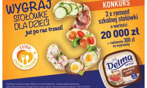 Delma 3. raz rusza z programem „Extra Szkolna Stołówka”