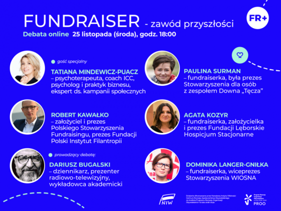 Debata online: Czy fundraiser to zawód przyszłości?