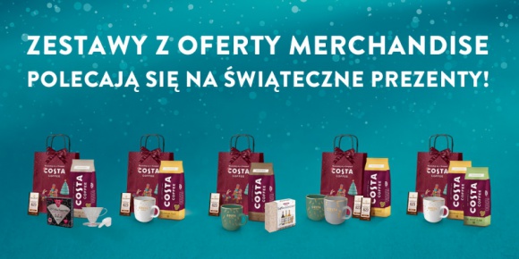 Świąteczna Oferta Merchandise oraz słodkości Costa Coffee polecają się na Święta Styl życia, LIFESTYLE - Do odkrycia polecają się wyjątkowe produkty z Oferty Merchandise oraz przepyszne, aromatyczne ciasta, które wprowadzą każdego w przytulną zimową aurę i magiczny nastrój