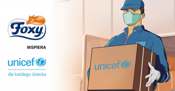 Foxy pomaga z UNICEF w walce z koronawirusem